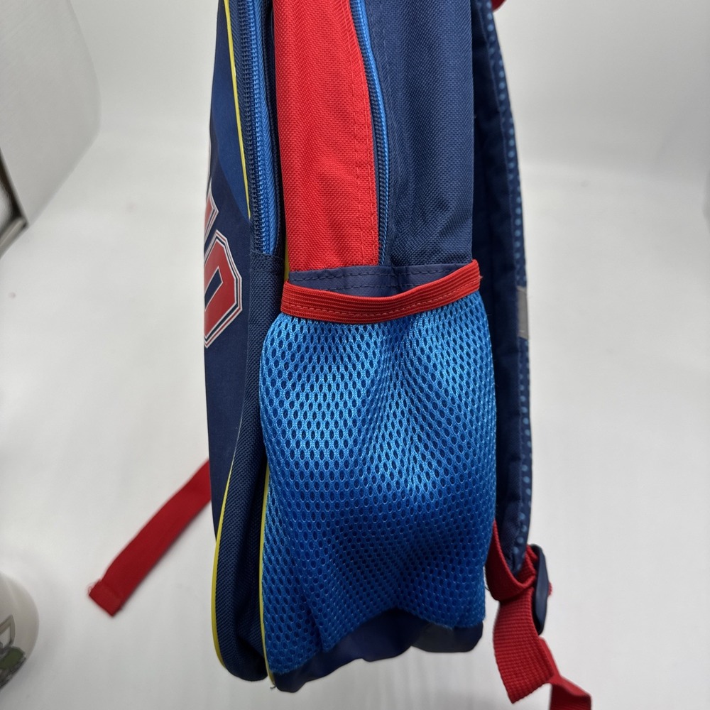 Super Mario 17" Backpack‎ With Laptop Sleeve Book Bag Nintendo Zippered School - Picture 4 of 11